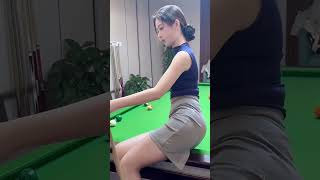 ビリヤードミニ❤️ #美人 #bijo #美人好き #美人好き #かわいい #可愛い#short #shorts #ミニスカ#ミニスカート#ビリヤード