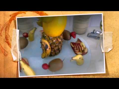 Decoração com frutas