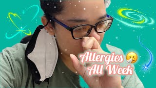 Allergies 🤧 All Week | Curly Cami Channel