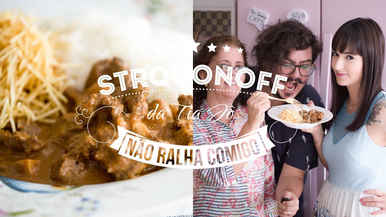 STROGONOFF DE CARNE NÃO RALHA COMIGO feat. TIA JÔ | VEDA 30 Dani Noce #CEDA
