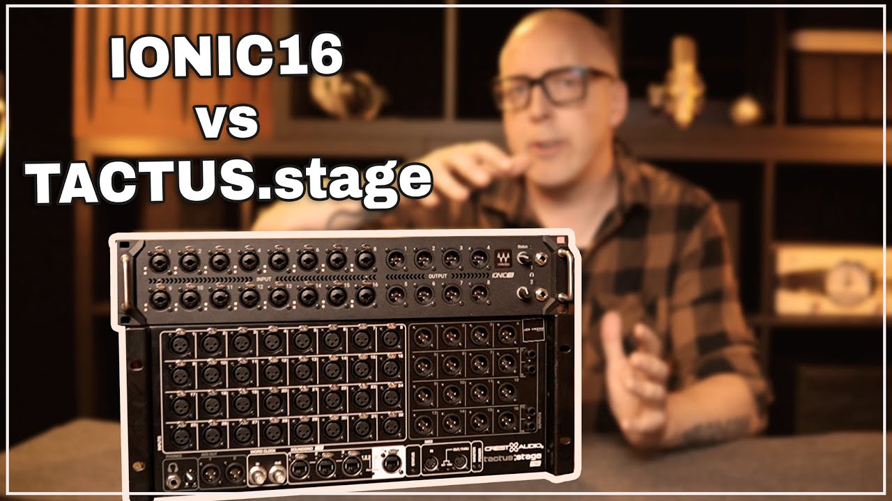 Ionic vs Tactus - Soundgrid stage boxes