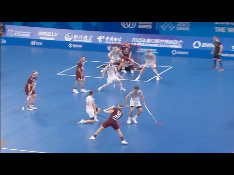 Floorball World Games 2025 – Latvia vs Switzerland