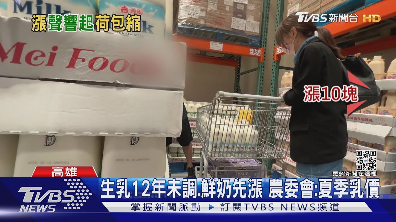 那ㄟ安餒！生乳12年未調、鮮奶先漲　農委會：夏季乳價