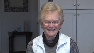 A woman sharing memories at home