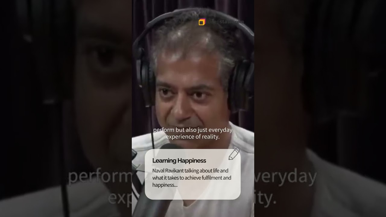 Naval Ravikant - Learning Happiness. #Shorts