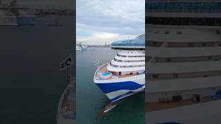 💙🤍SUN PRINCESS SAILAWAY FROM EL VIEJO SAN JUAN! #cruiseship #princesscruiseship