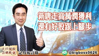 【大戶羅盤籌碼動能】 #謝宗霖 新唐走高萬潤獲利 還有好股跟上腳步 (圖)