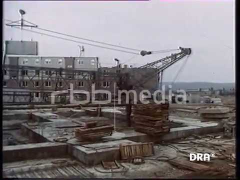 New residential area in Gera, GDR 1984