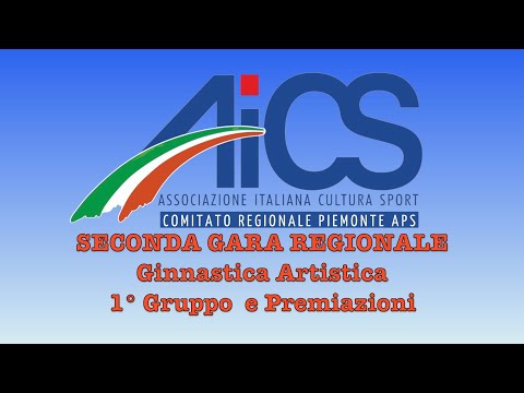 AICS Piemonte Ginnastica Artistica 1° Gruppo e Premiazioni