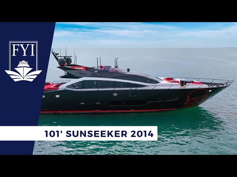 Sunseeker 101 Sport Yacht video