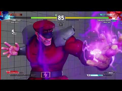 STREET FIGHTER V TOMO_241 (M.Bison) vs Nuckledu (Rashid)