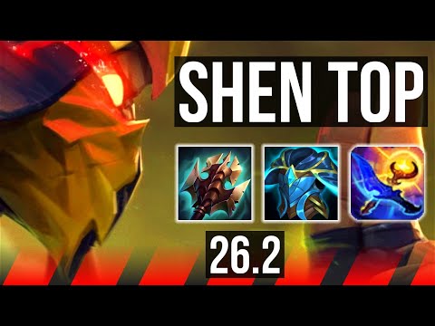 SHEN vs JAX (TOP) | Good KDA: 13/1/10, 5k gold comeback | EUW Master | 26.2