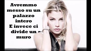Mi parli piano emma marrone testo (lyrics)