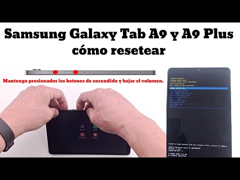 Samsung Galaxy Tab A9 and A9 Plus How to Hard Reset