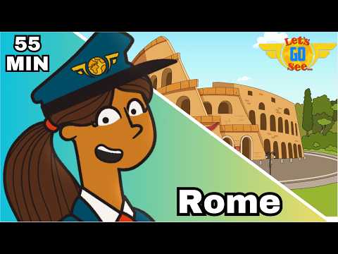 Flying Back to Ancient Rome! 🏛️✈️ | Let’s Go See - Kingdom Kids Zone, Little Learners - Let's Go See