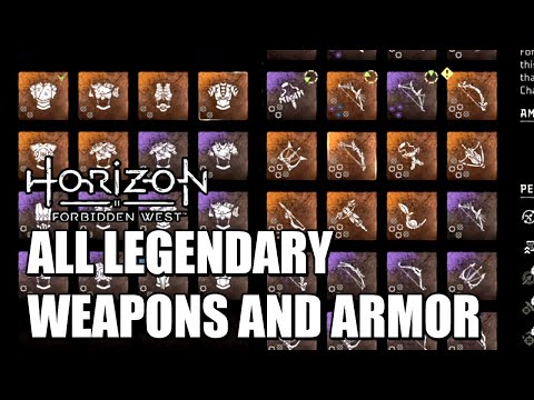 Horizon Forbidden West: All Legendary Weapons and Armor Location