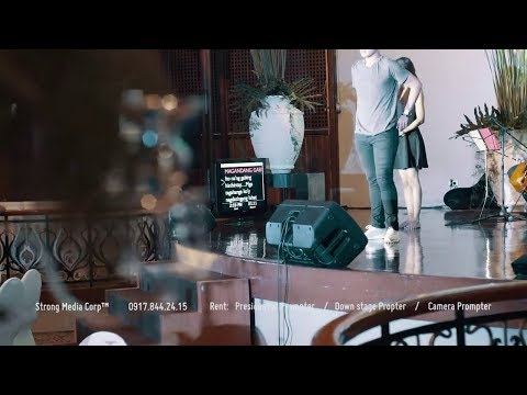 Downstage Monitor Teleprompter Demo