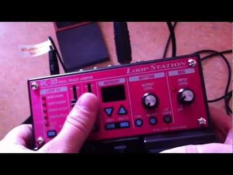 Musiker Board Looper Test Boss RC30 - Teil  2 - Gerätebeschreibung