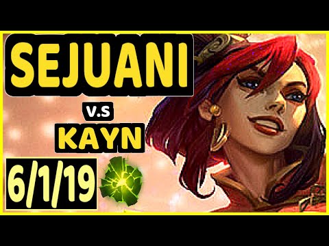 FLA Shrimp (SEJUANI) vs KAYN - 6/1/19 KDA JUNGLE CHALLENGER GAMEPLAY - BR