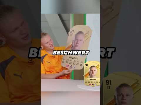 Wie reagieren Fußballer, wenn sie ihre FIFA-Karte sehen?