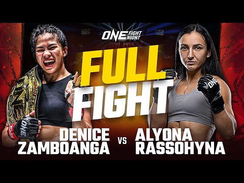Denice Zamboanga vs. Alyona Rassohyna | ONE Fight Night 27 Full Fight