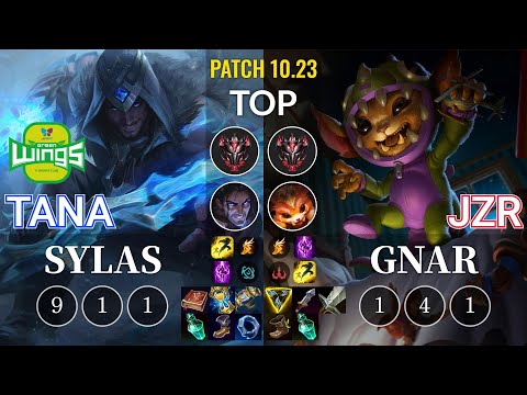 JAG TaNa Sylas vs Jzr Gnar Top - KR Patch 10.23