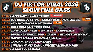 Download lagu DJ TIKTOK VIRAL TERBARU 2026 - HAPPY HAPPY AJALAH X TOR MONITOR X CULIK AKU - FULL BASS SLOW mp3