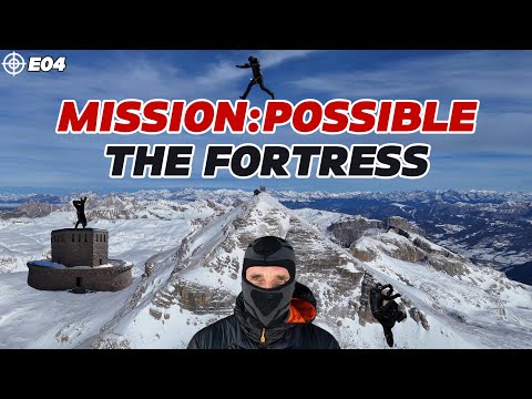 MISSION:POSSIBLE - E04 - THE FORTRESS - Piz Boè - Ferrata Cesare Piazzetta - Winter Edition - 4K