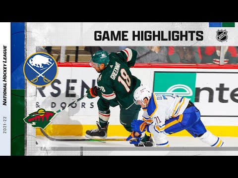 Sabres @ Wild 12/16/21 | NHL Highlights