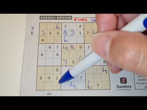 Again Our Daily Sudoku practice continues. (#3006) Medium Sudoku puzzle. 06-26-2021