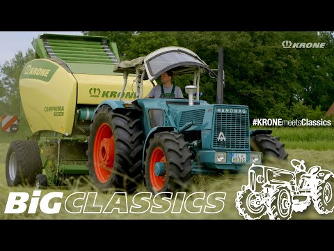 KRONE BiG Classics: Silage Pressen & Wickeln mit HANOMAG Brilliant, FENDT Favorit und MB-TRAC