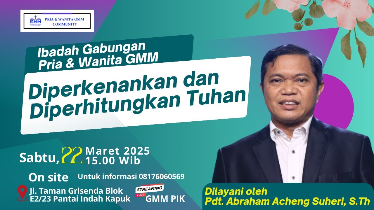 Diperkenankan & Diperhitungkan Tuhan – Pdt. Abraham Aceng Suheri, S.Th (220325)
