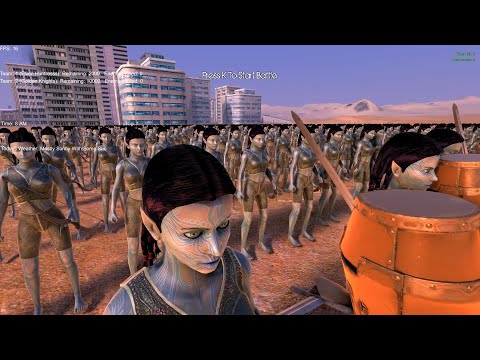 10.000 Golden Knight vs. 2.000 ElvenHuntress - UEBS