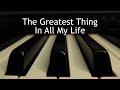 The greatest thing in all my life // live worship