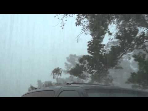 Флорида ШТОРМ и шум дождя - штормовое предупреждение 15.04.2014