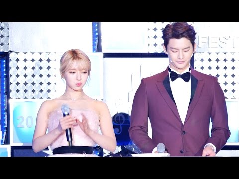 [4k Fancam/직캠]151030 AOA 초아 MC 3@창원케이팝 페스티벌