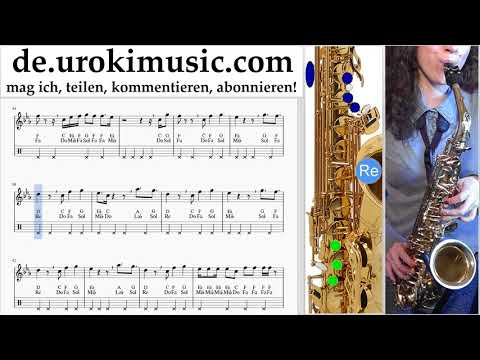 Saxophon Lernen (Alt) Janet Jackson x Daddy Yankee - Made For Now Tabulatur um-ih995