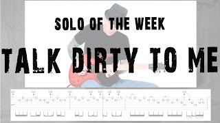 Solo Of The Week: 50 Poison - Talk Dirty to Me