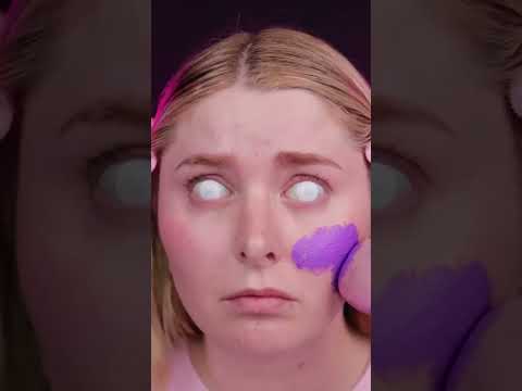 Paula does her makeup BLIND! 😱 the ultimate CHALLENGE!!