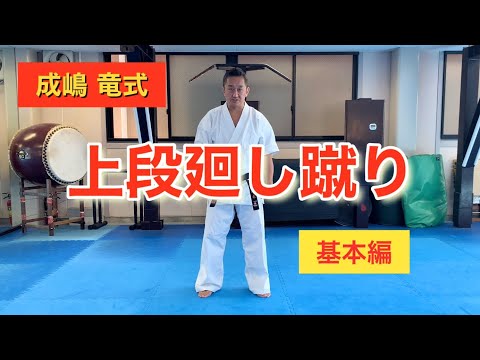 成嶋 竜式　上段廻し蹴り（基本編）Ryu Narushima Technique