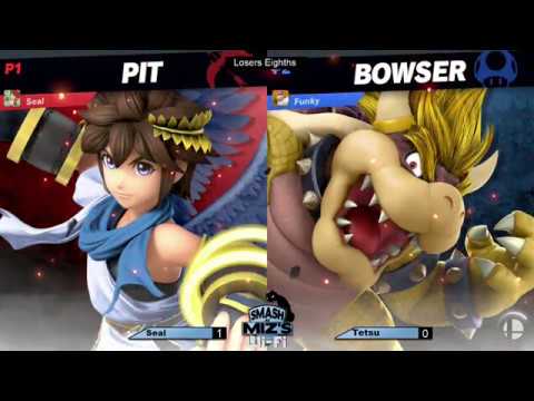 Smash @ Miz's WiFi 6 - Tetsu (Bowser) vs. Seal (Pit) Losers Eighths