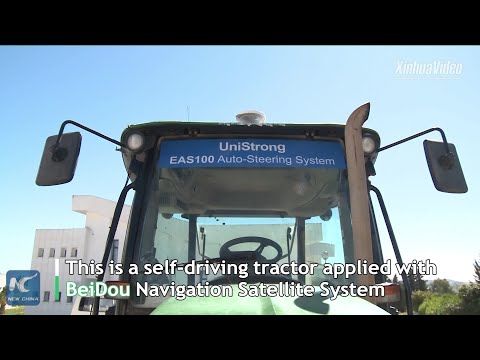 Smart tractor with BeiDou navigation system tested in Tunisia