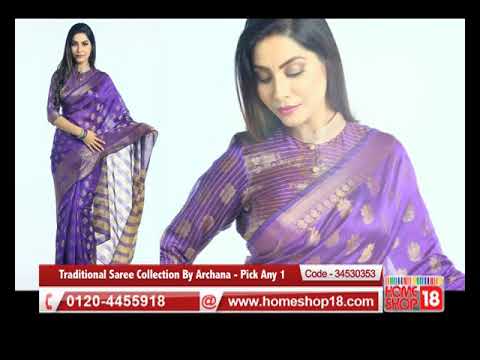 Homeshop18.com - Traditional Saree Collection By Archana
