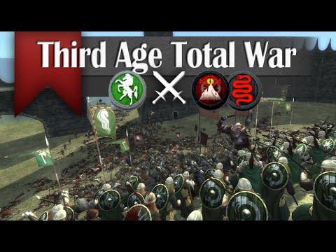 First to Strike - Third Age Total War (1v2 Online Siege Battle #26)