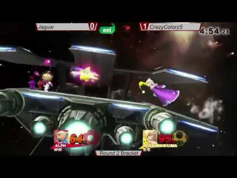 Donatos Biweekly 9/29 - Jaguar (Alph) vs CrazyColorz5 (Rosalina) - SSB4 Bracket