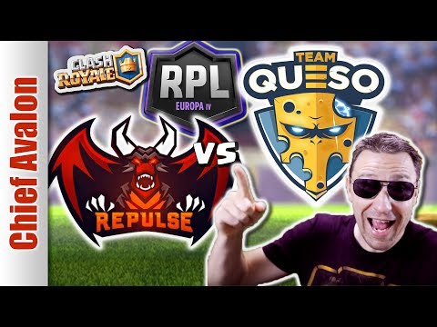 TEAM REPULSE vs TEAM QUESO ft. SOKING,  SAINT BELIKIN - RPL EUROPE IV - Clash Royale eSports