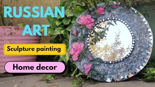 How To Make Sculpture Painting Rose.