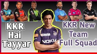 KKR Full Squad 2019 | KKR New Team 2019 | IPL 2019 KKR New Team