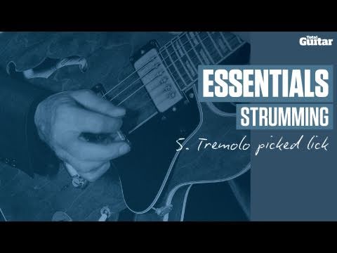 Essentials: Alternate Picking -- Example 5 -- Tremolo Picked Lick (TG217)