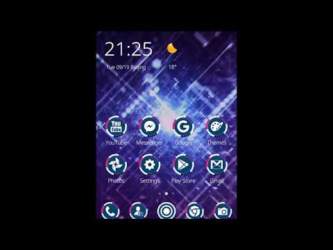 Neon Purple Tech Theme Video